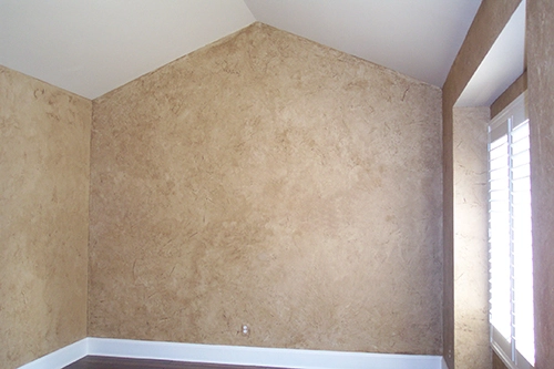 faux finish on wall interior painting