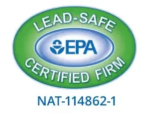 Painting & Decorating Contractors of America logo, Lead Safe certified logo